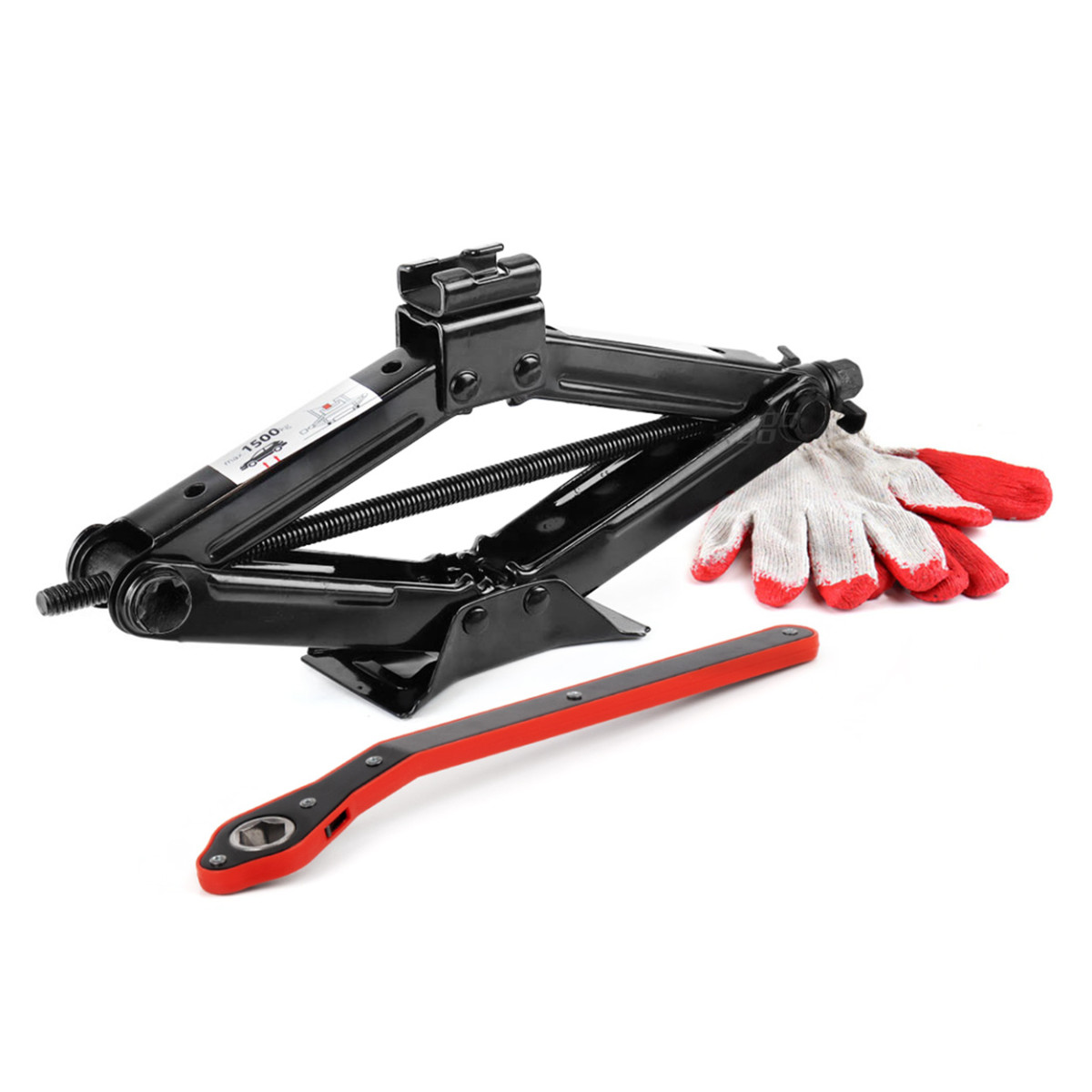 Trapetslyft 1500 kg med handtag och handskar, AMIO-02478