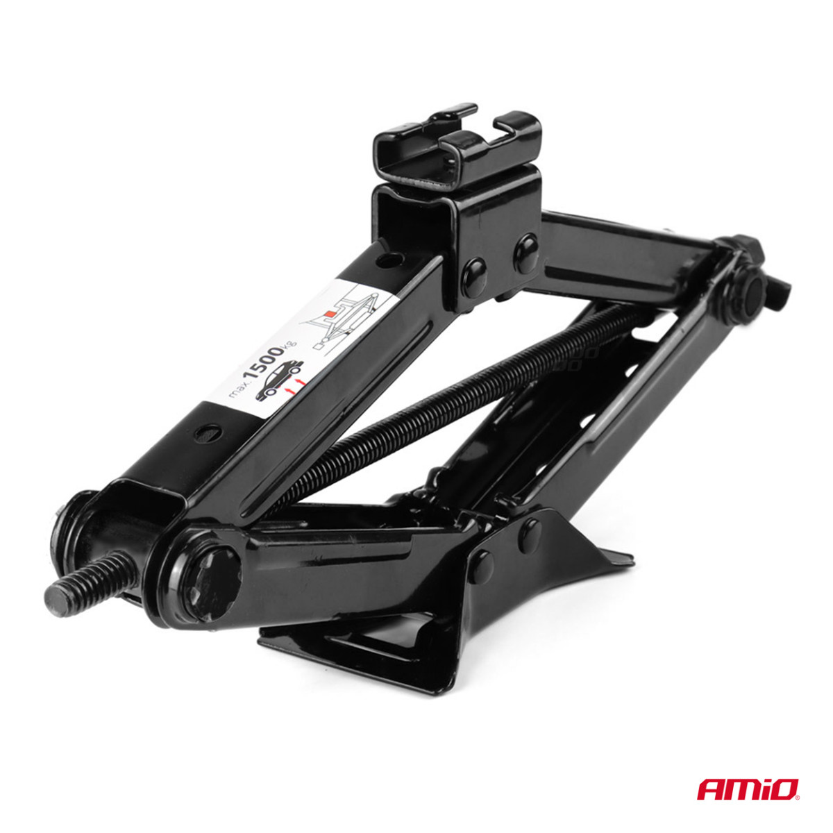 Trapetslyft 1500 kg med handtag och handskar, AMIO-02478