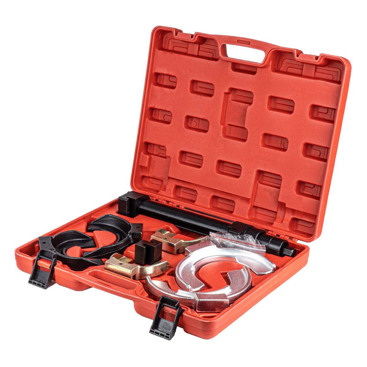 Verktygssats för stötdämparfjäderkompression och gaffelformad extraktion AMIO-04764