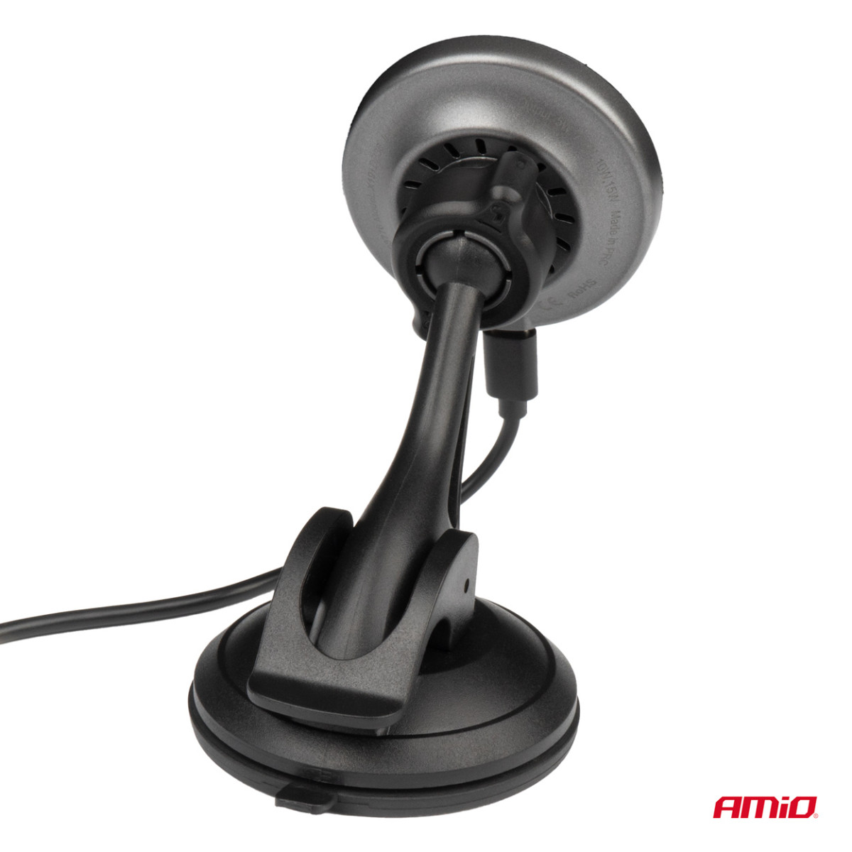 Telefonhållare med sugkopp och trådlös laddare 15W My Mag AMIO-03775