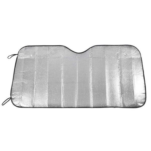 Vindskydd 145x70 cm, silver, PE-bubbla AMIO-01532