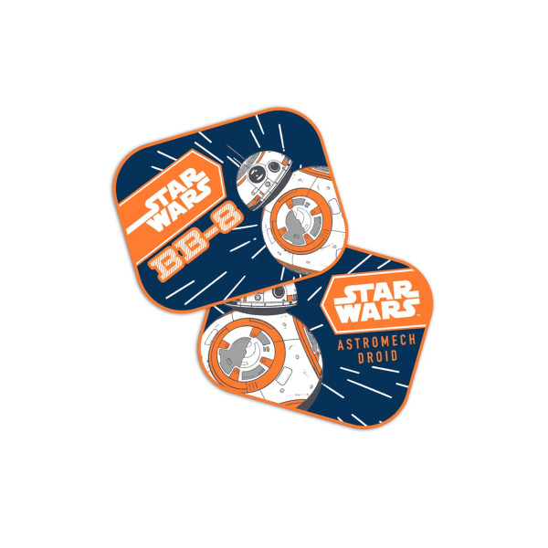 Sidosolskydd för bil 44x35 cm, 2 st., Star Wars BB-8