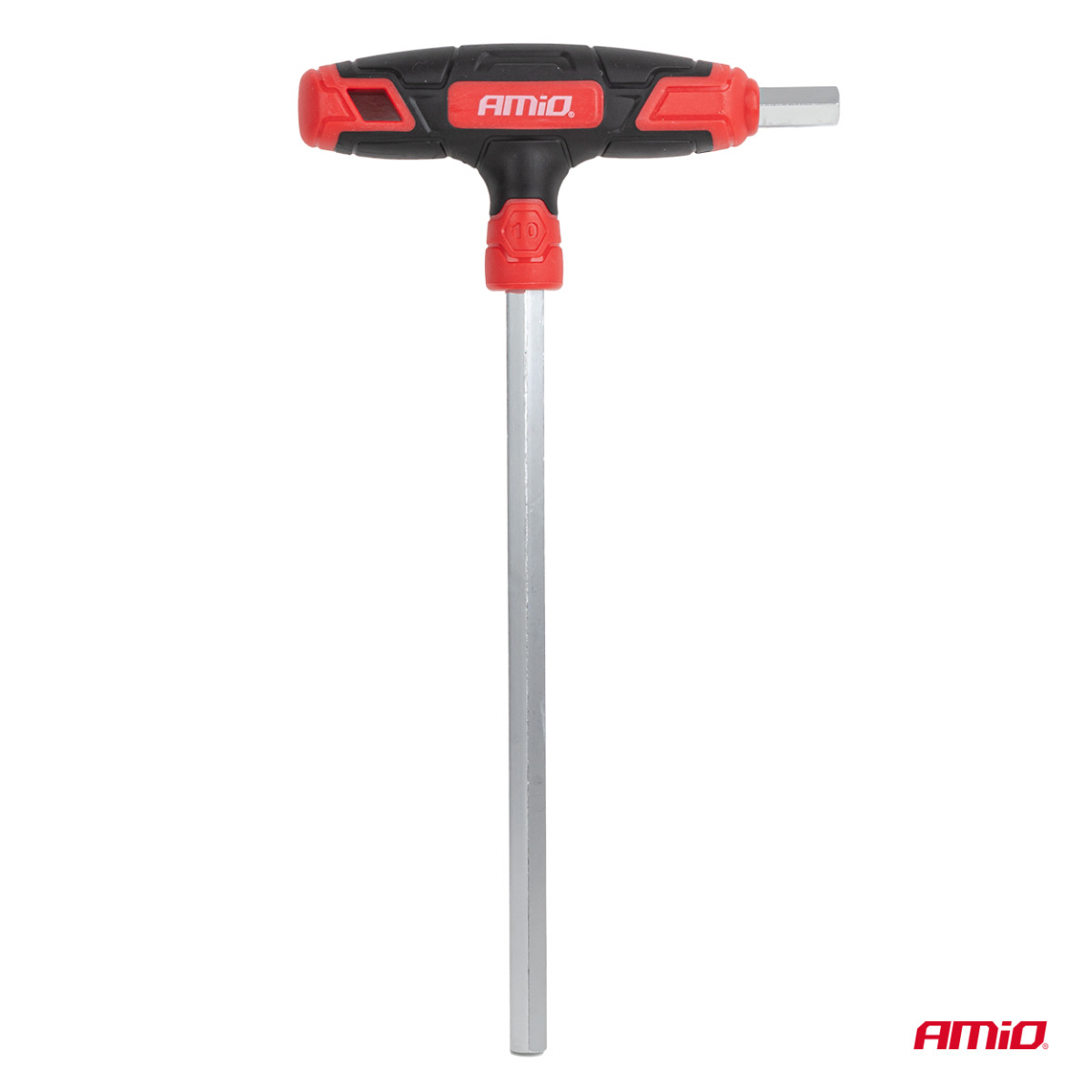 Sexkantsnyckelsats med T-handtag, 8 delar. AMIO-04826