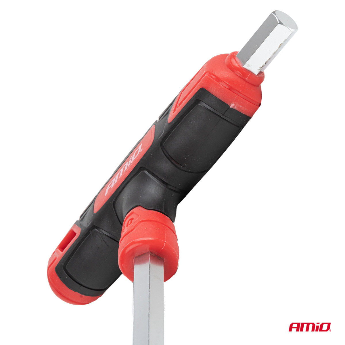 Sexkantsnyckelsats med T-handtag, 8 delar. AMIO-04826