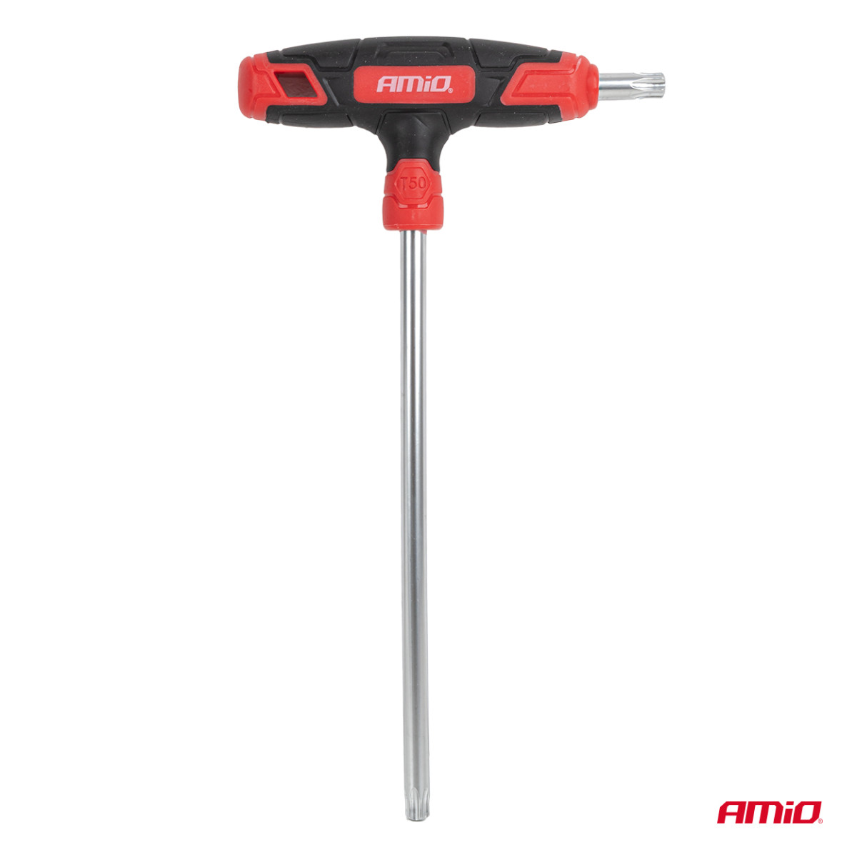 Torx-nyckelsats med T-handtag, 8 delar. AMIO-04827