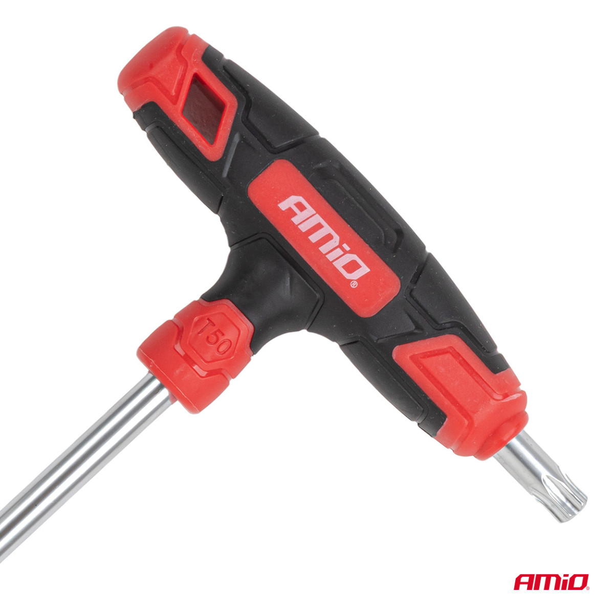 Torx-nyckelsats med T-handtag, 8 delar. AMIO-04827