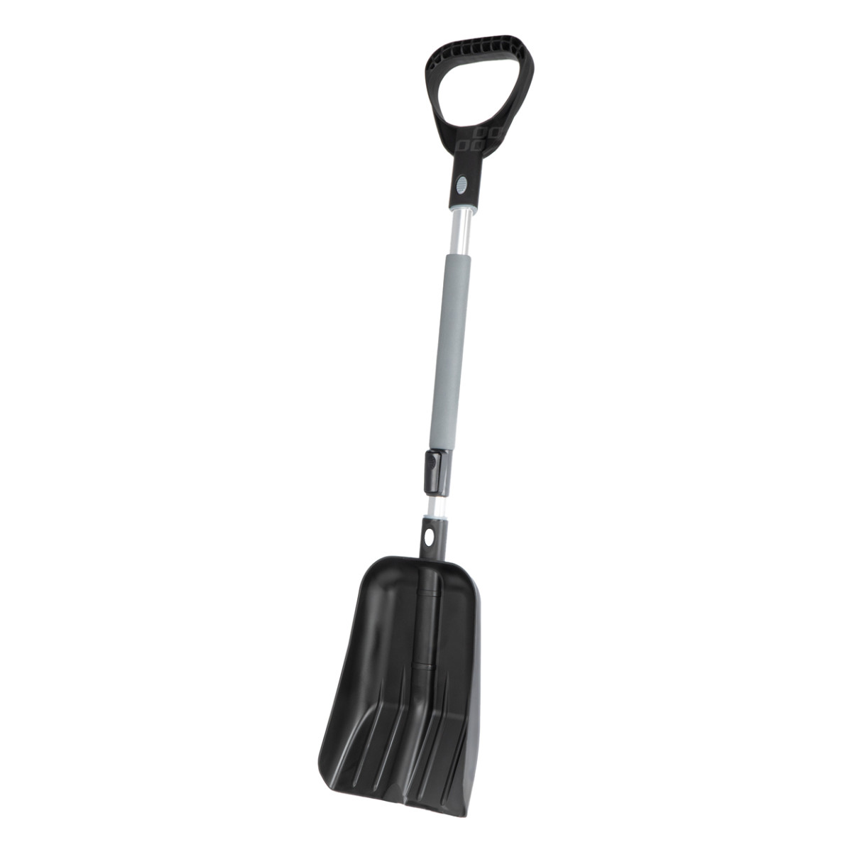 Teleskopisk snöskyffel med aluminiumblad 103–131 cm