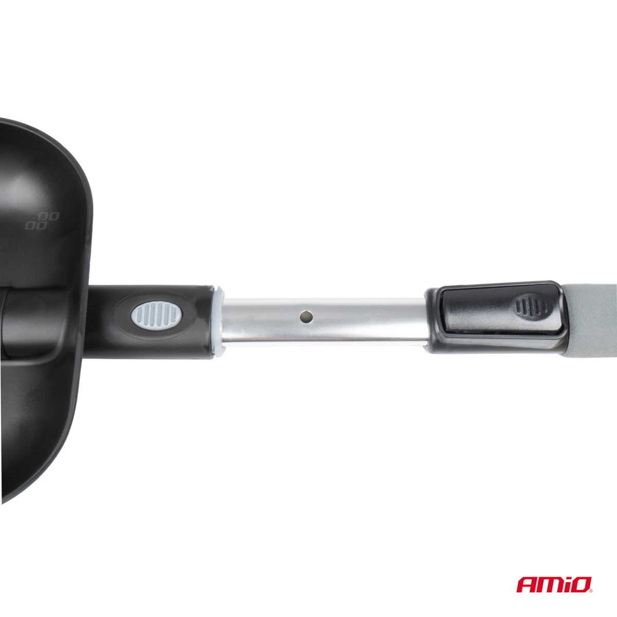 Teleskopisk snöskyffel med aluminiumblad 103–131 cm