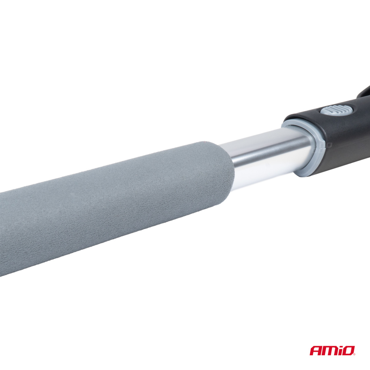 Teleskopisk snöskyffel med aluminiumblad 103–131 cm