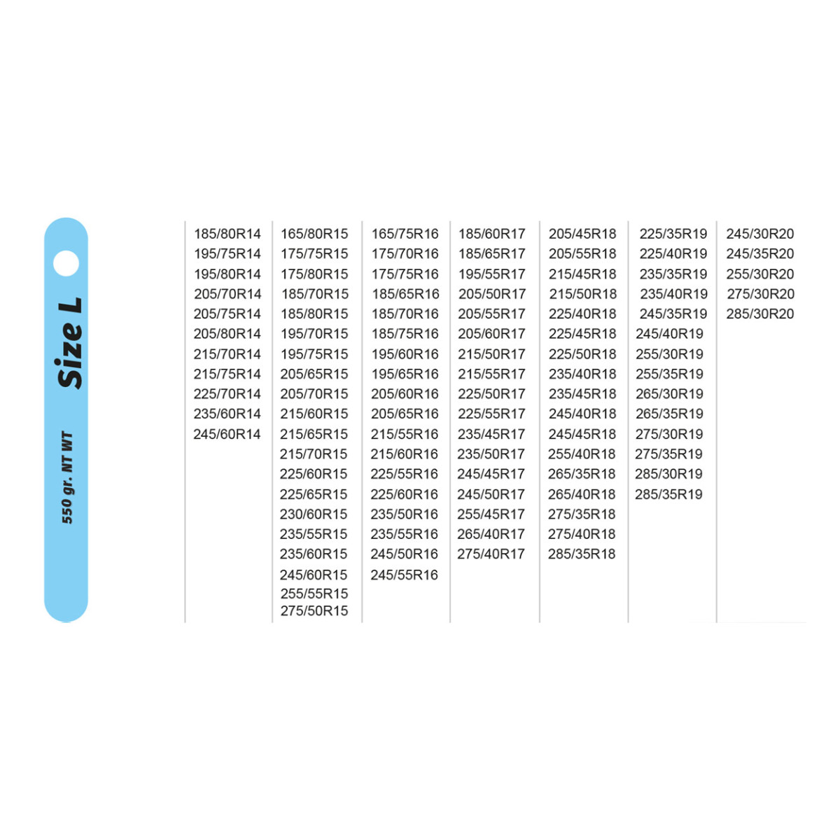 Textil snökedjor Easysock, L, 2 st.