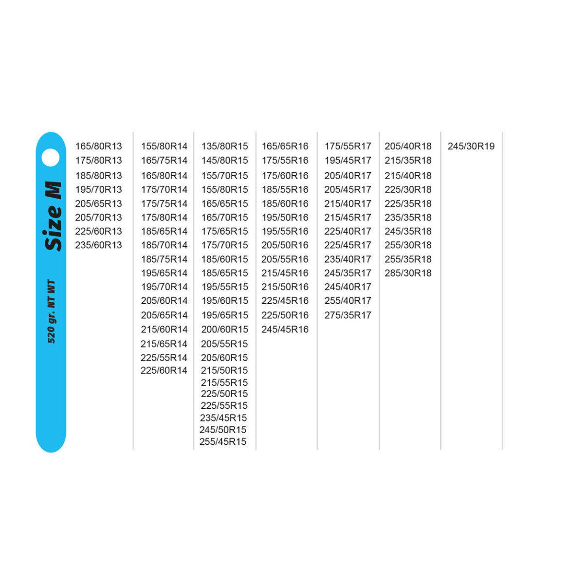 Textil snökedjor Easysock, M, 2 st.