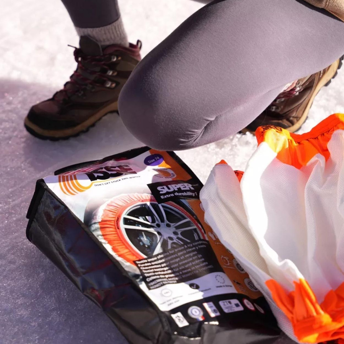 Textil snökedjor Super 66, 2 st.