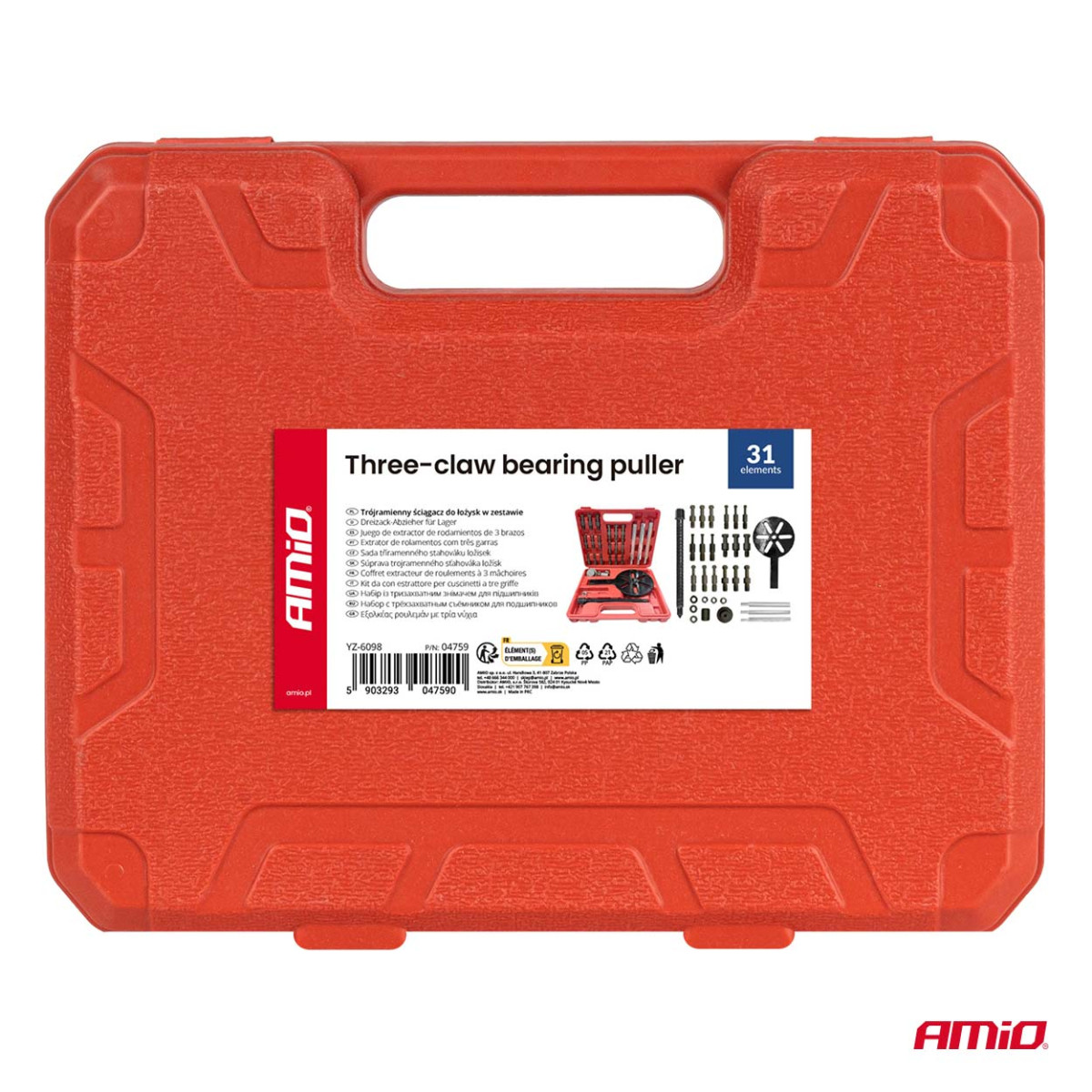 Trekroks lageravdragare, 31 st. AMIO-04759