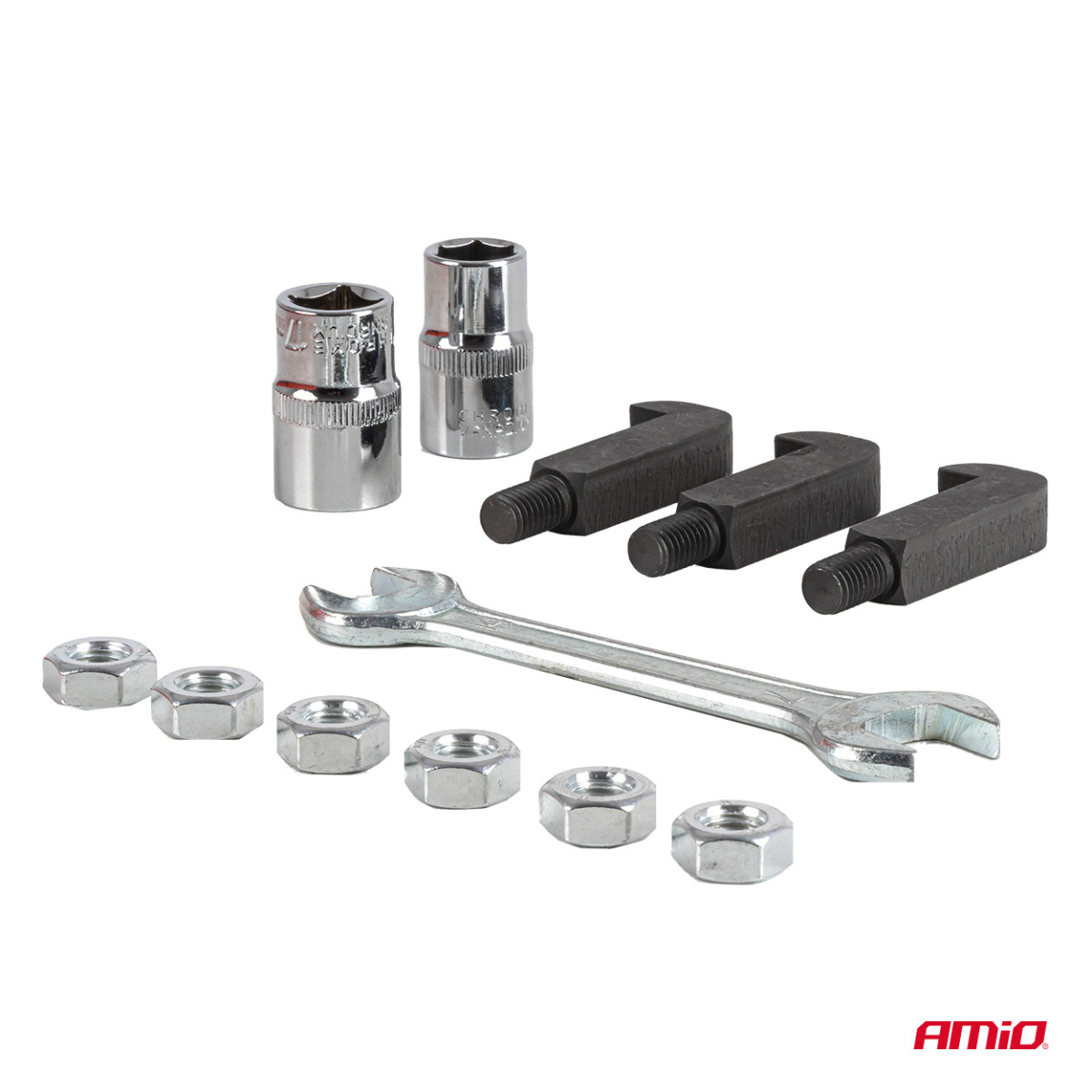 Trekroks lageravdragarsats, 44 delar. AMIO-04760