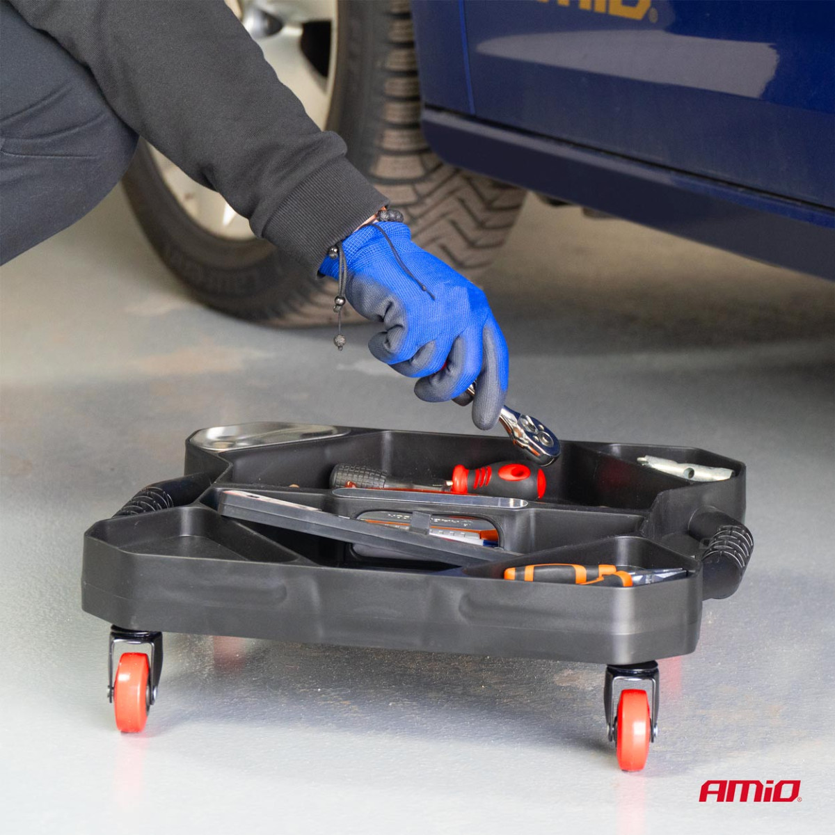 Verktygsvagn på hjul AMIO-04265