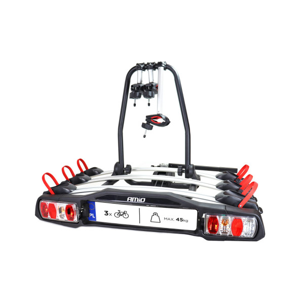 Cykelställ för bil med krok, för 3 cyklar TBC-01/3