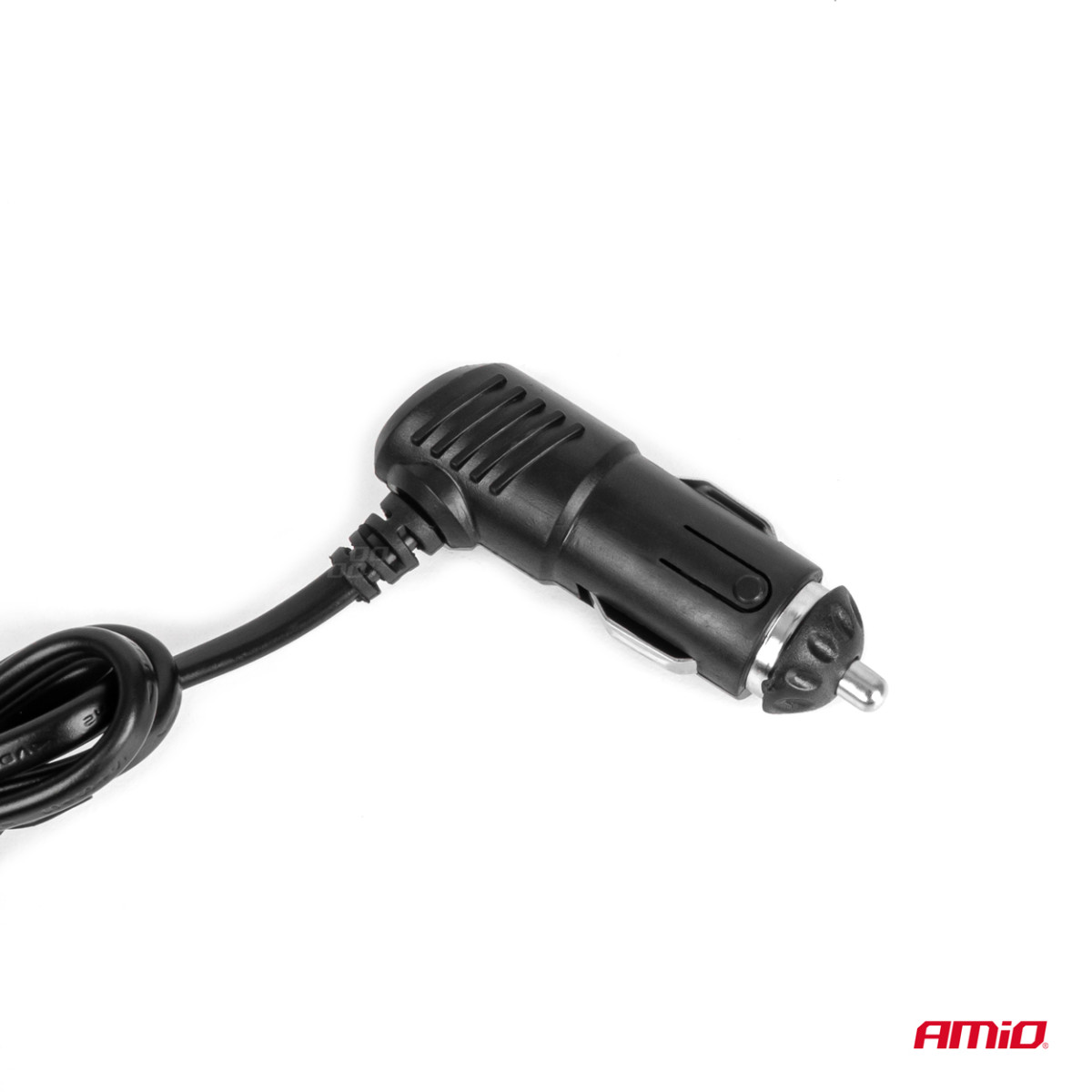 Treuttagsförlängningssladd med laddare, PÅ/AV-knapp och LED-indikator 2x USB-A 12/24V 100W 70 cm AMIO-04363