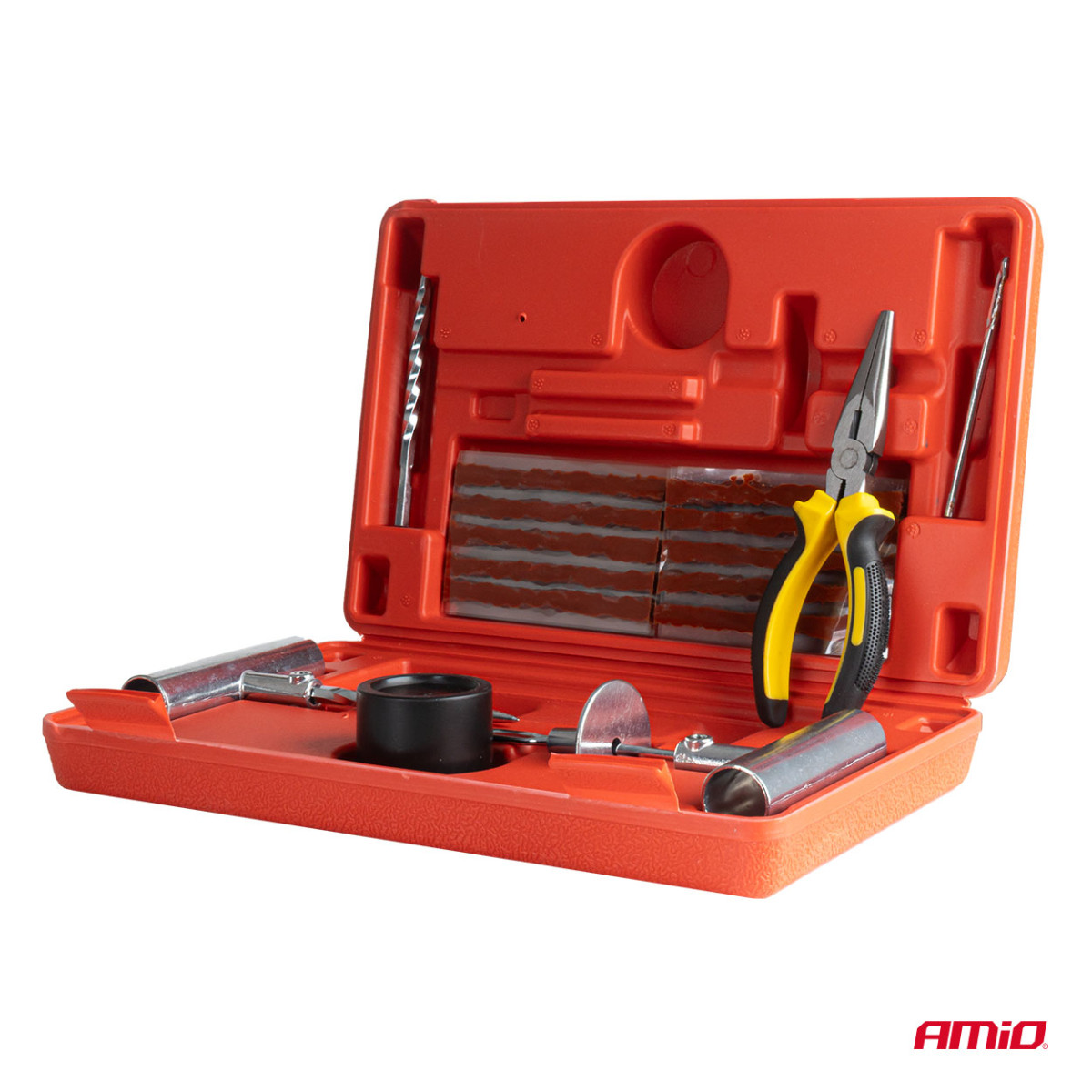 Däckreparationssats – 38 delar. AMIO-04693