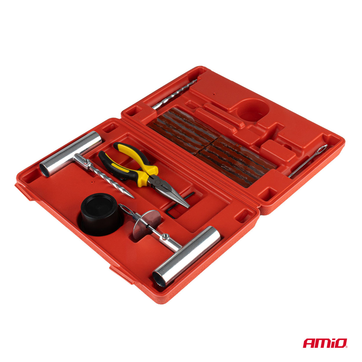 Däckreparationssats – 38 delar. AMIO-04693