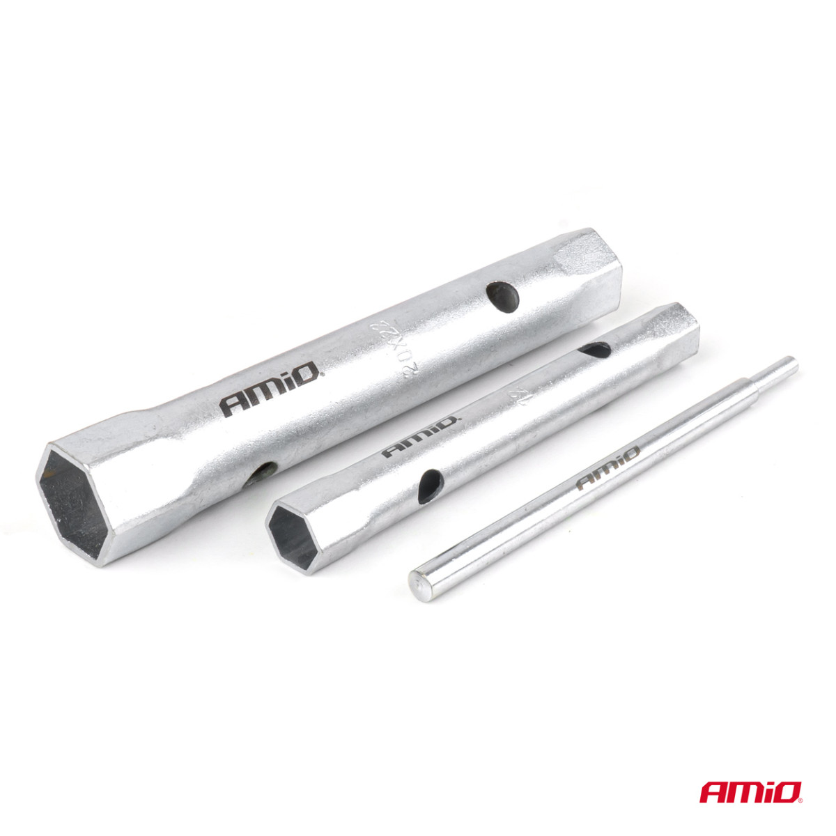 Hylsnyckelsats, 6 x 7–20 x 22 mm, 8 st., AMIO-04983