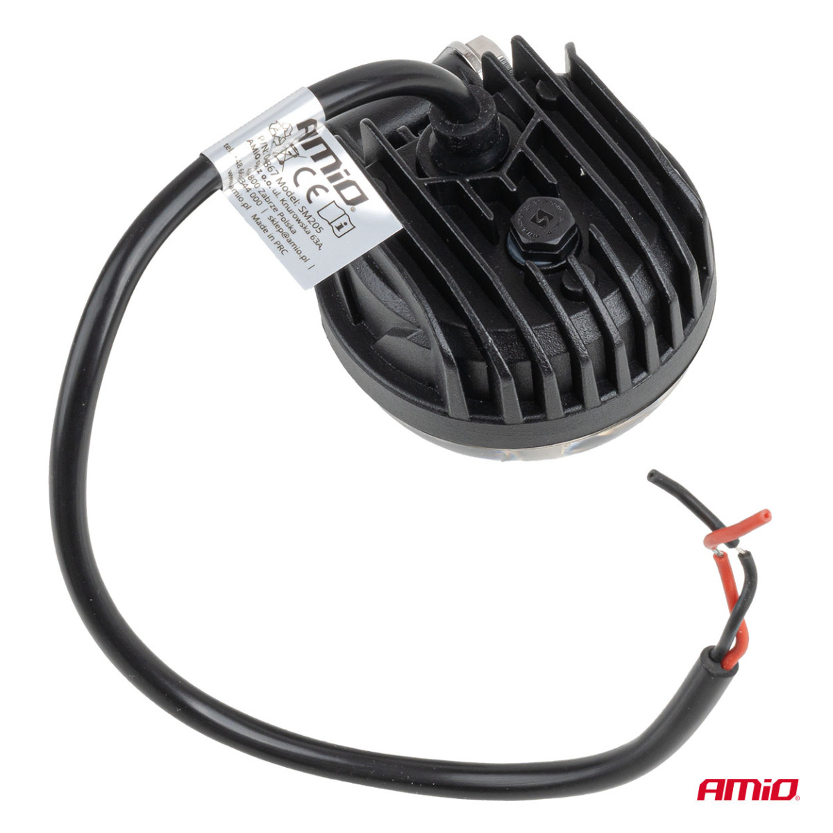 Säkerhetszonbelysning för gaffeltruckar, U-formad med rött ljus, 10W 10–80V IP6K9K AMIO-04867