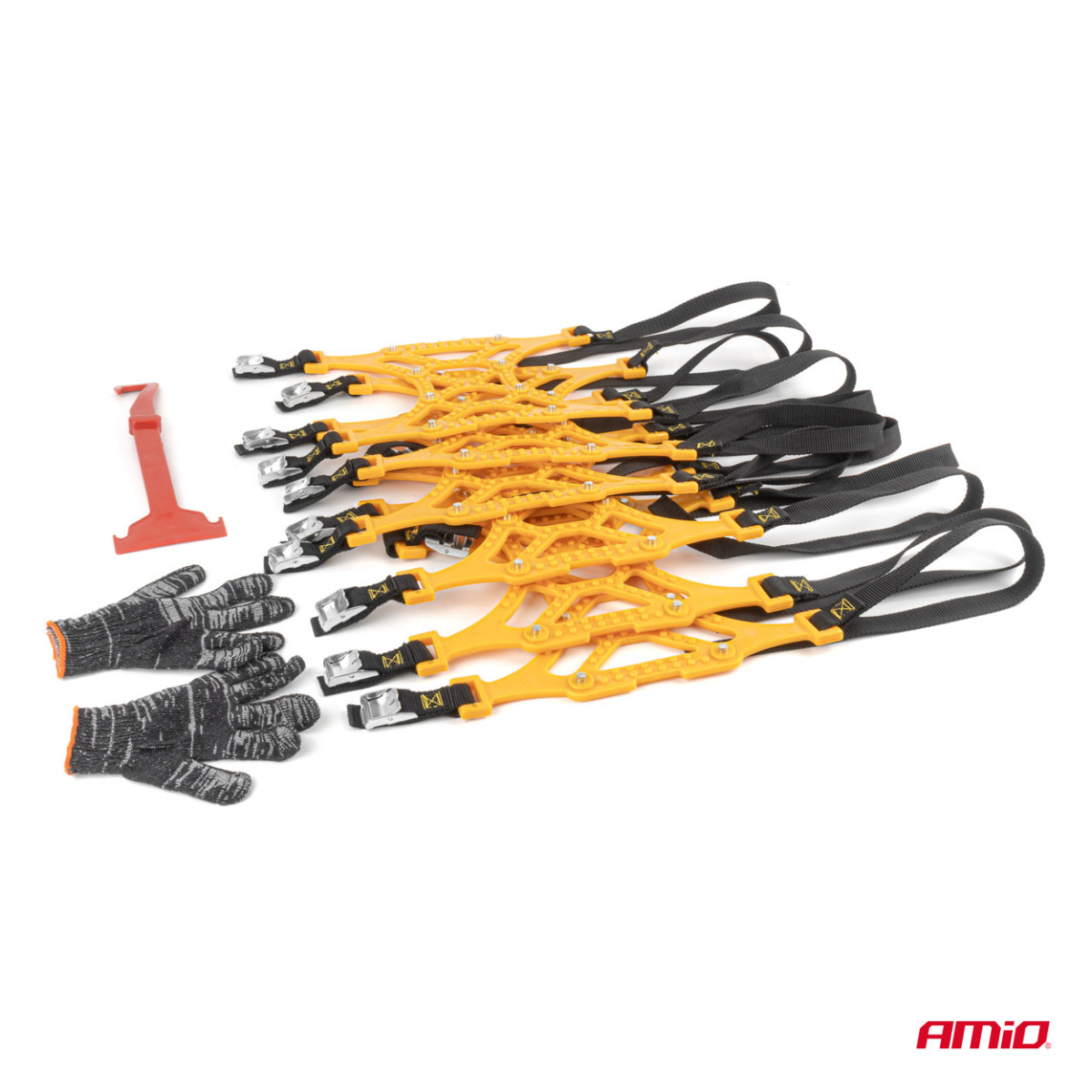 Set med halkfria remsor för däck, 6 st., AMIO-04947