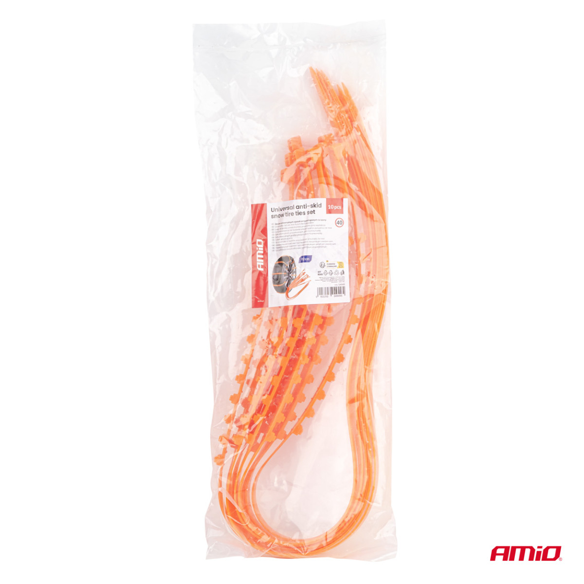 Set med halkfria remsor för däck, 920 mm, 10 st., AMIO-04949