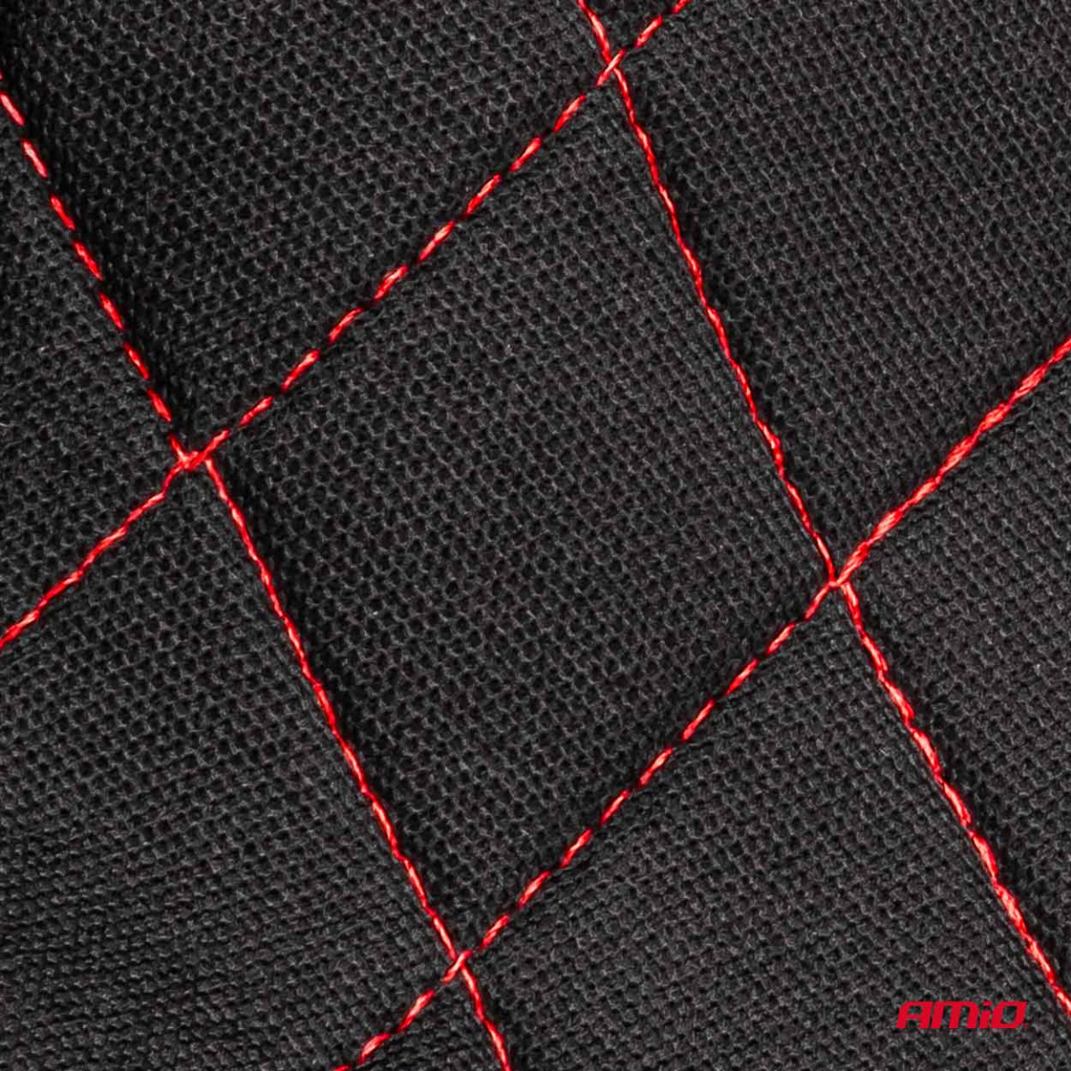 Universella sätesöverdrag SC-03 - svart/röd