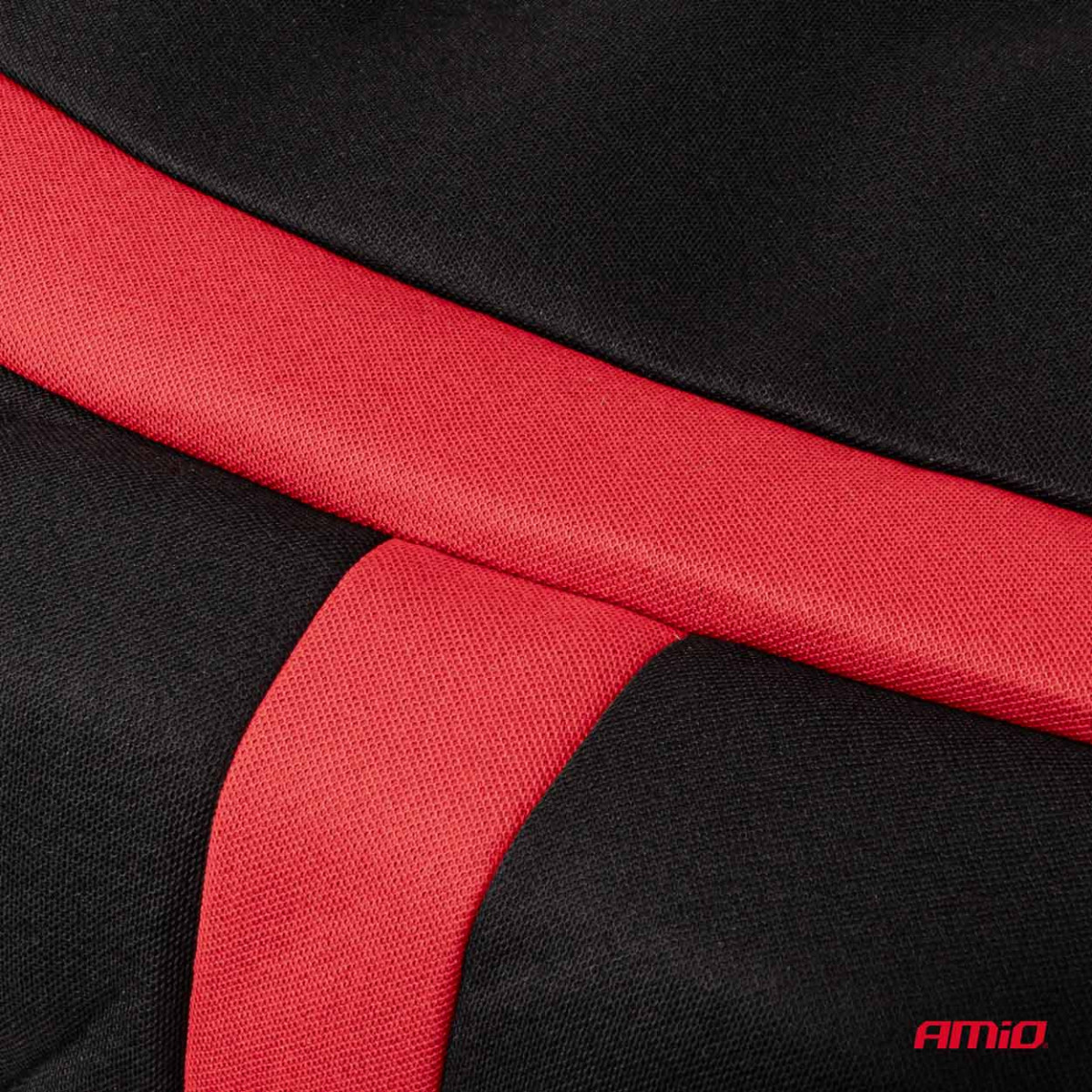 Universella sätesöverdrag SC-07 - svart/röd