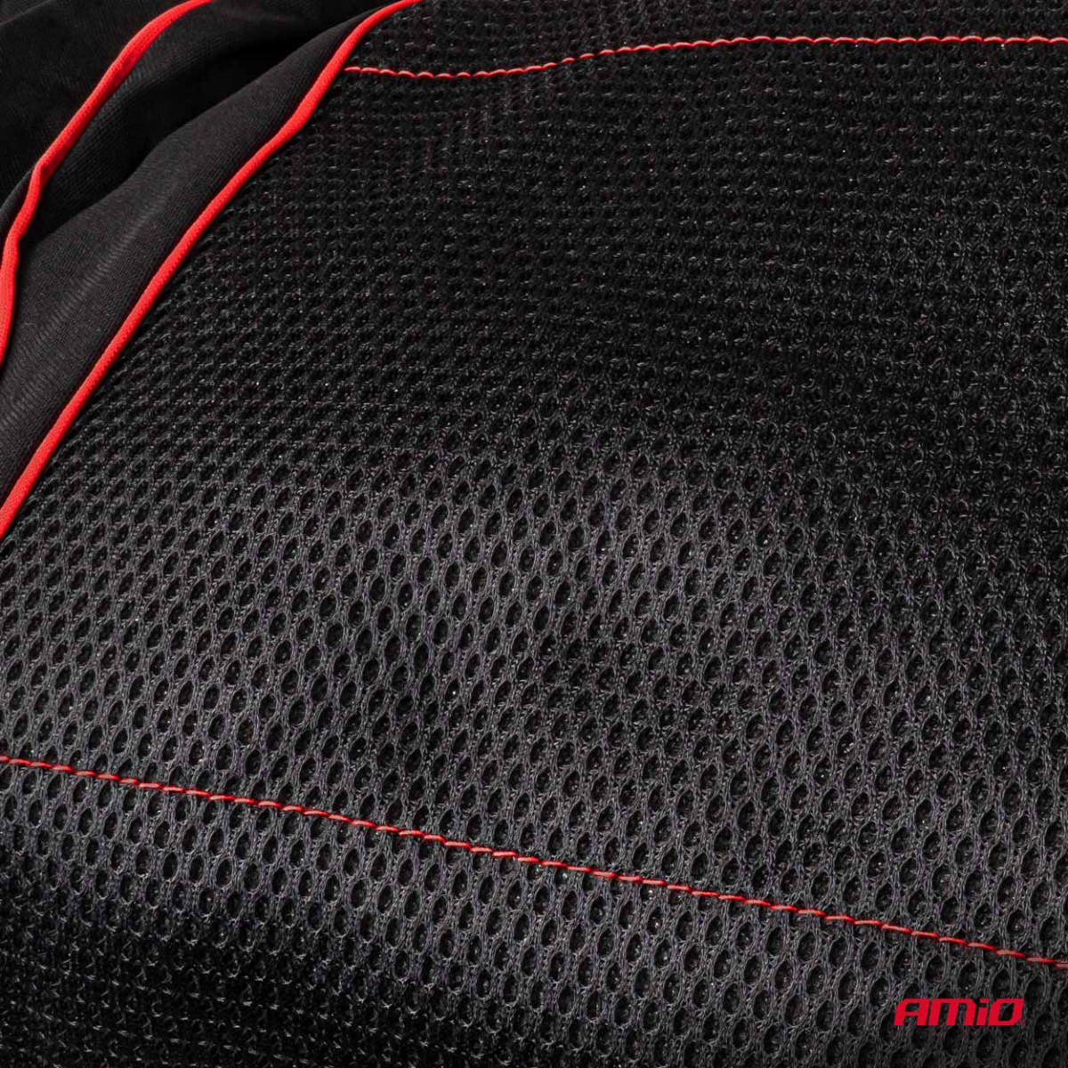 Universella sätesöverdrag SC-17 - svart/röd