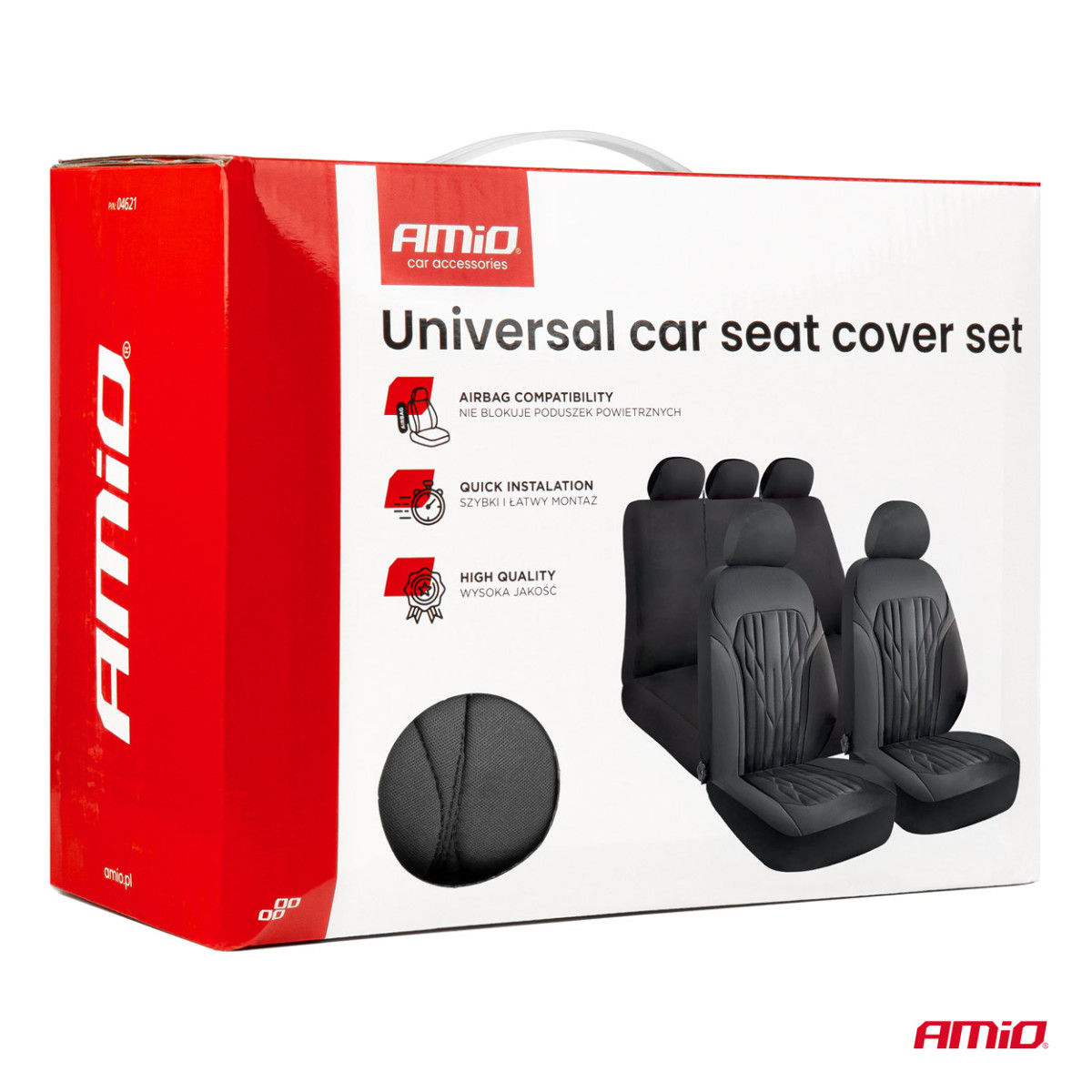 Universella sätesöverdrag SC-21 - svarta