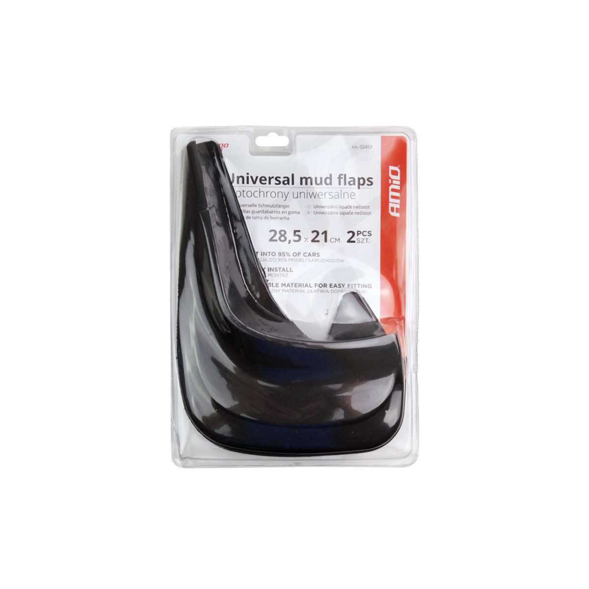Universal stänkskydd 28,5x21cm 2 st. MF02 AMIO-02457