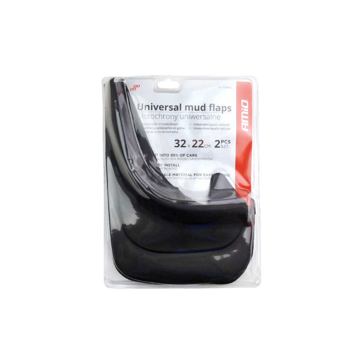 Universella stänkskärmar 32x22cm 2 st. MF01 AMIO-02456