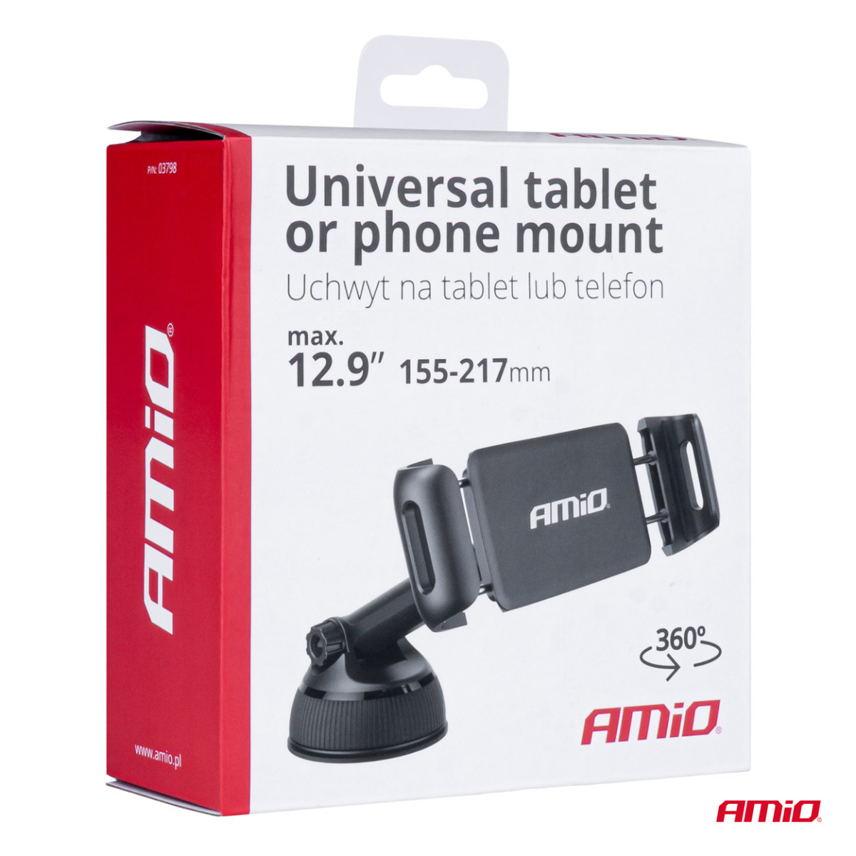 Universell hållare för surfplattor eller telefoner AMIO-03798