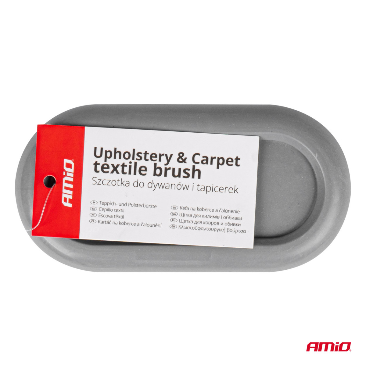 Borste för textilmattor och klädsel AMIO-04021