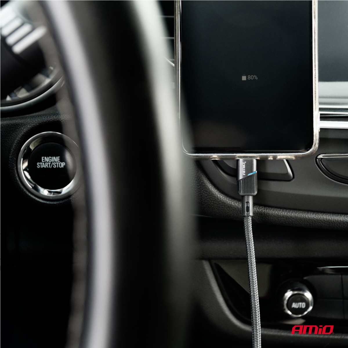 USB-C till USB-C-kabel 60W 100 cm FullLINK AMIO-03926