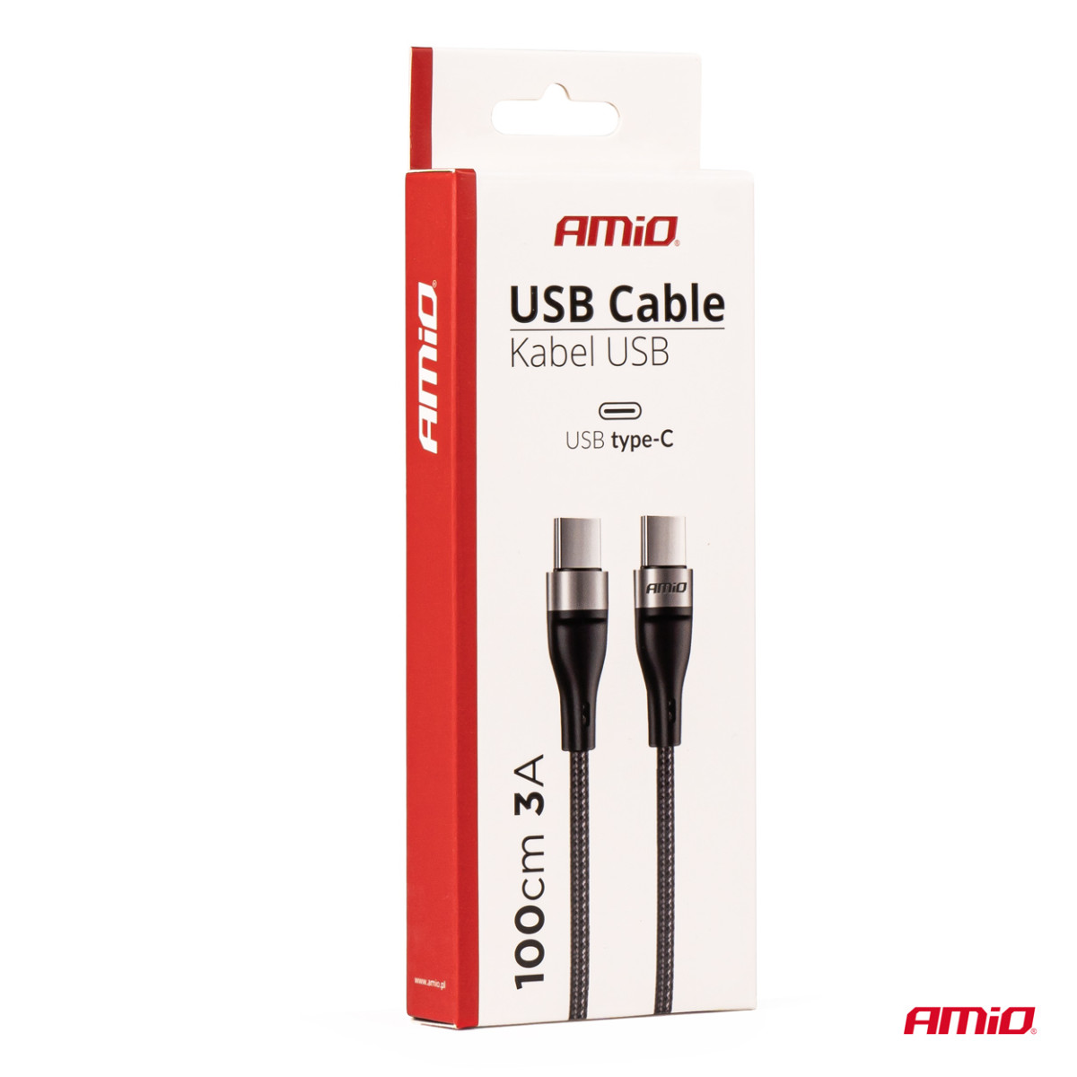 USB-C till USB-C-kabel 100 cm FullLINK UC-16 AMIO-02928