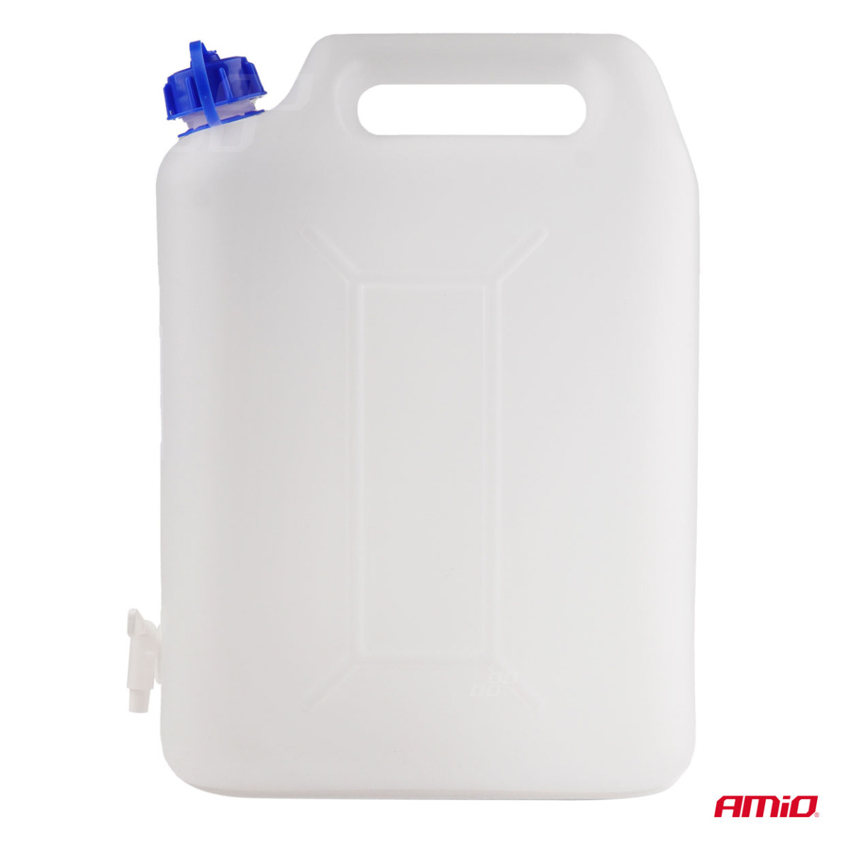 Plastvattentank med kran 10L AMIO-03202