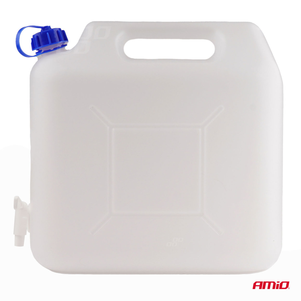 Plastvattentank med kran 15L AMIO-03203