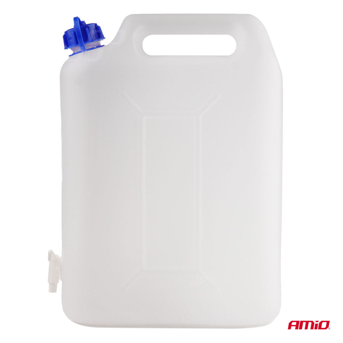 Plastvattentank med kran 20 L – AMIO-03204