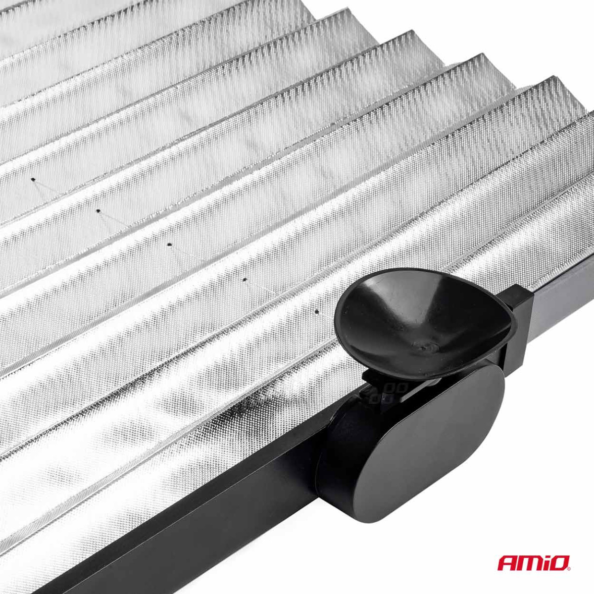 Hopfällbar solskydd för vindruta 120x46 cm AMIO-02910