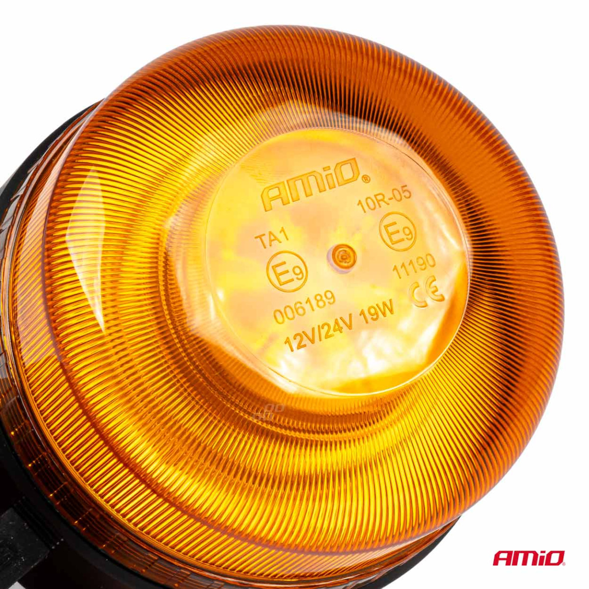 Trådlös LED-varningslampa med fjärrkontroll R65 R10 12/24V AMIO-03932
