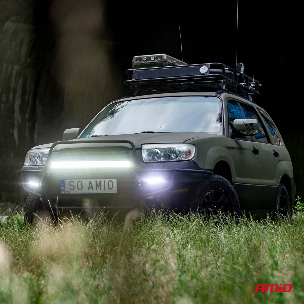 LED-panelbelysning, AWL27 120LED 450x74 mm 360W COMBO 9-36V