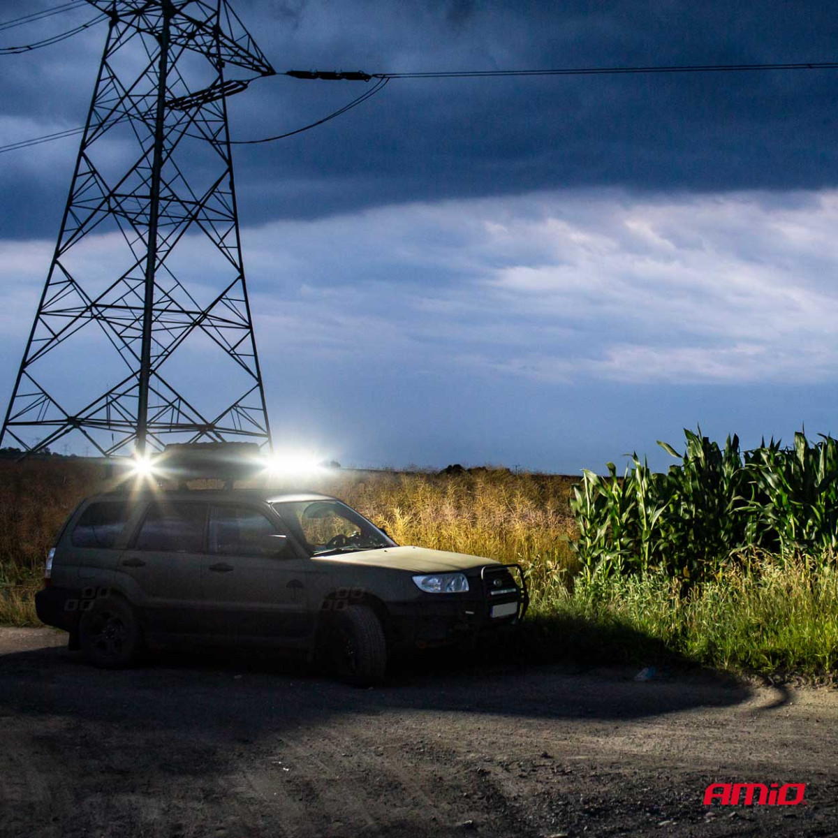 LED-panelbelysning, AWL27 120LED 450x74 mm 360W COMBO 9-36V