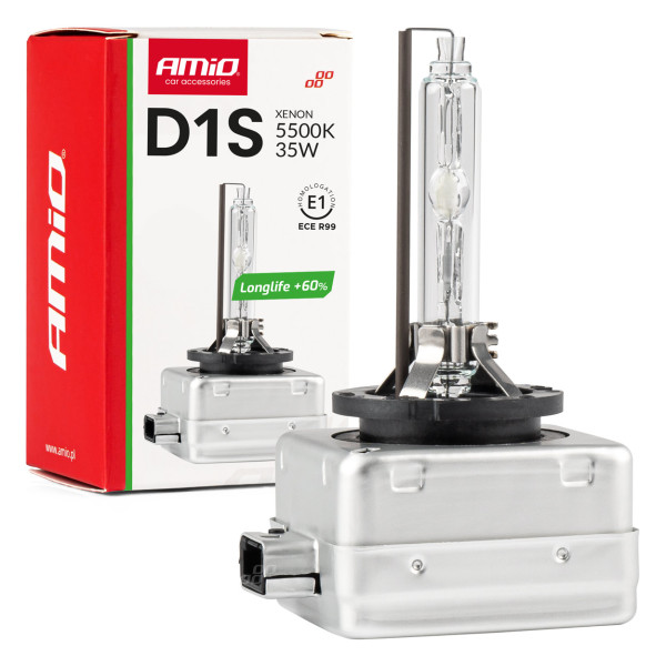 Xenonlampa D1S 5500K LONGLIFE AMIO-01969