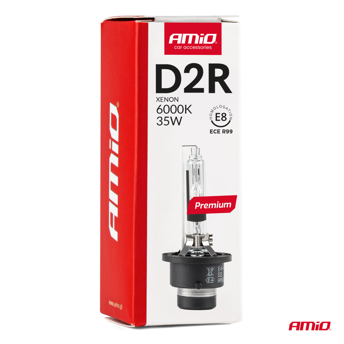 Xenonlampa D2R 6000K PREMIUM AMIO-01971