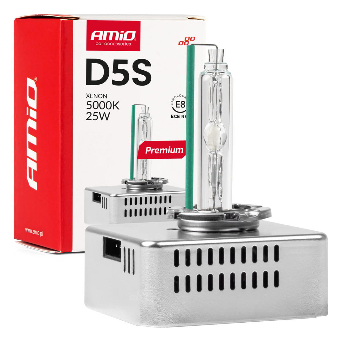 Xenonlampa D5S 5000K PREMIUM AMIO-01220