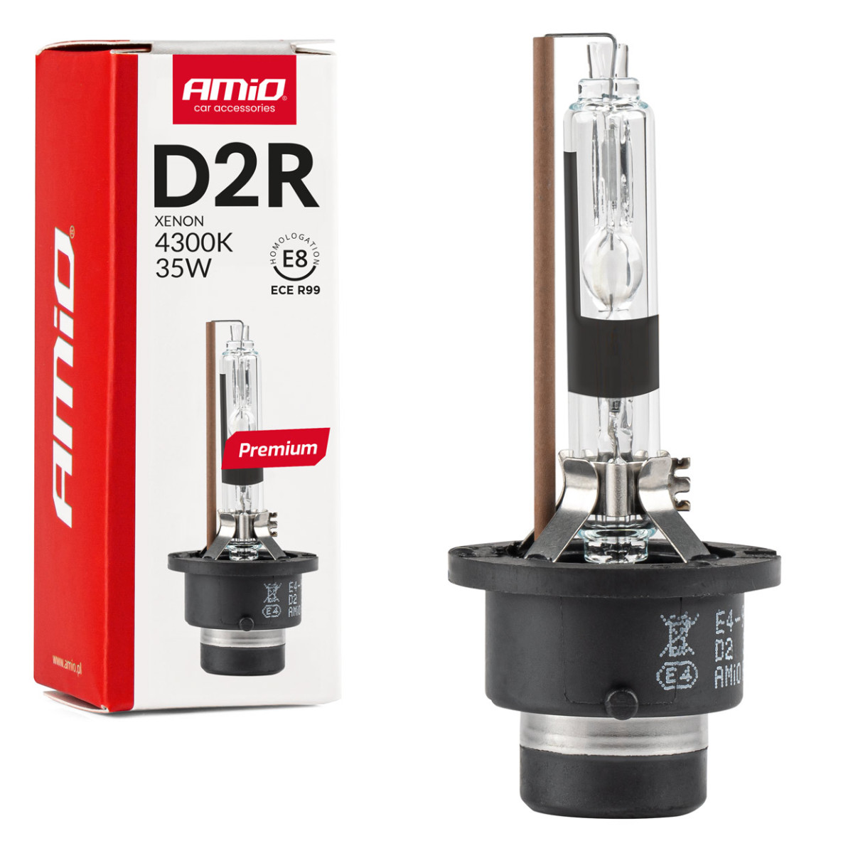 Xenonlampa D2R 4300K PREMIUM AMIO-01970