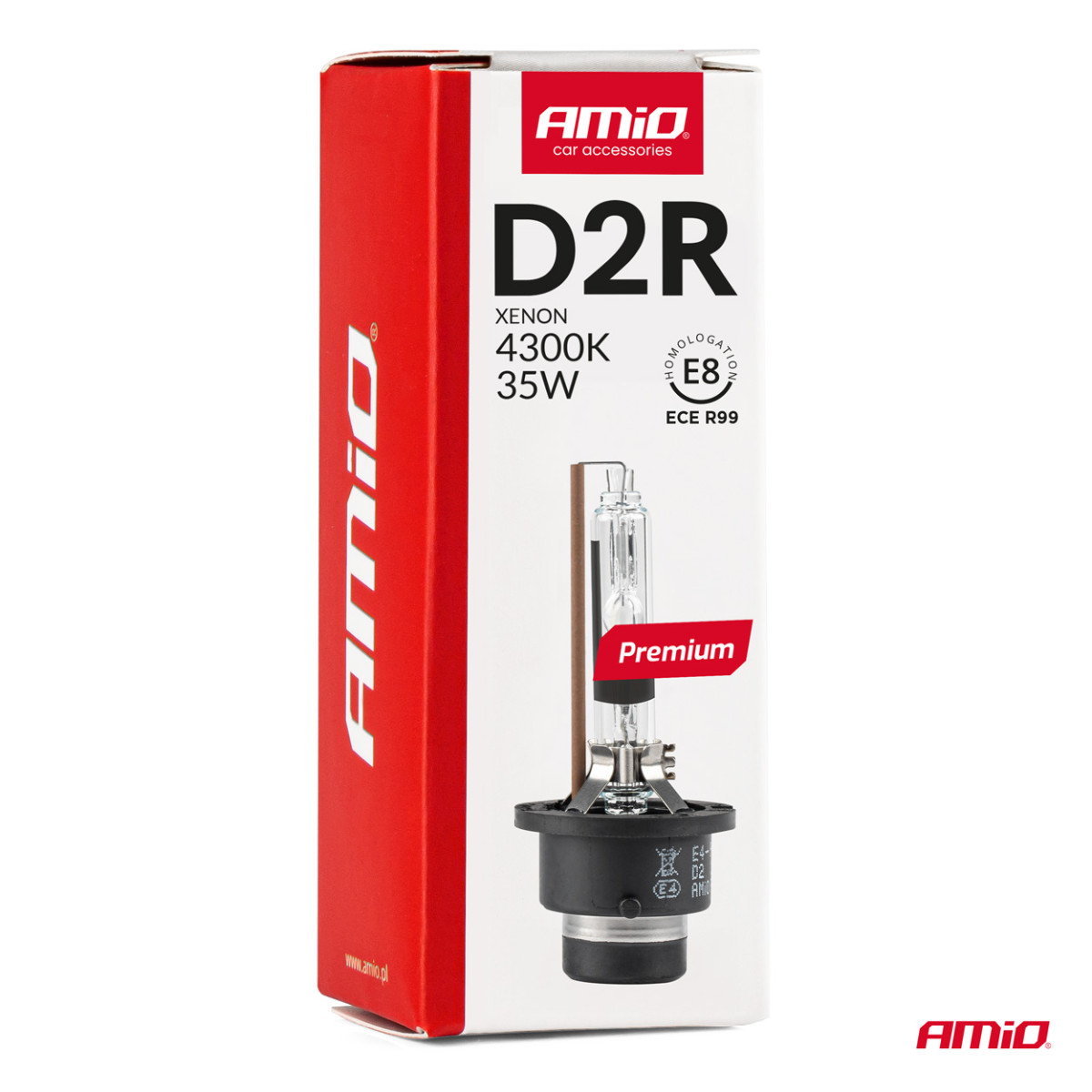 Xenonlampa D2R 4300K PREMIUM AMIO-01970