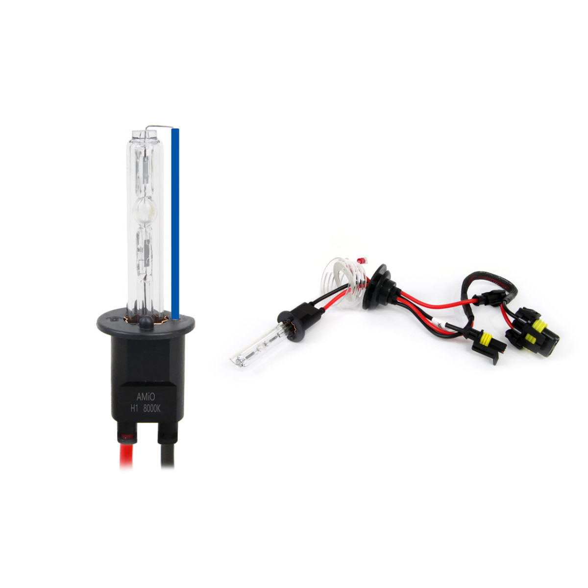 Xenonlampa H1 8000K AMIO-01418